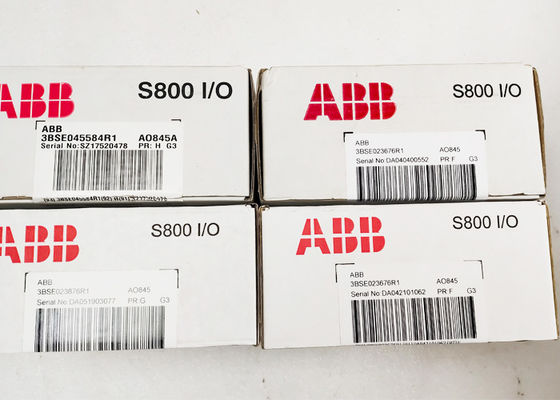 AO845 3BSE023676R1 S800Analog-Eingabe-Ausgabe-Modul Plc Einheit S/R HART 8Ch