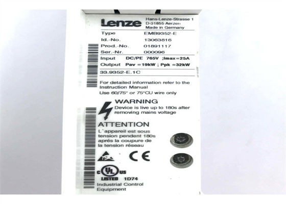 Lenze EMB9352-E Neue Wechselfrequenzumrichter-Servoantriebe