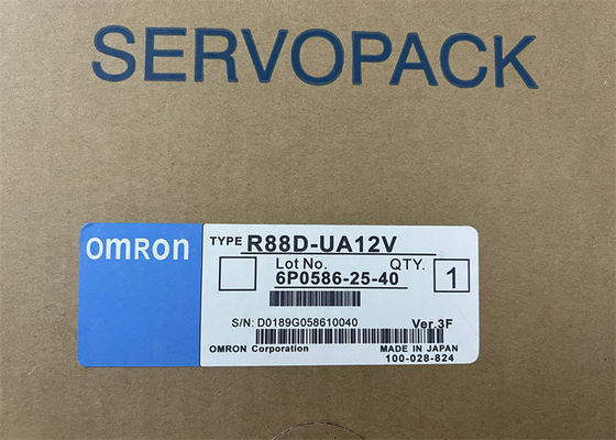 Servo-Antriebs-Wechselstromelektrischer Servoverstärker Omron R88D-UA12V im Kontrollsystem 230VAC