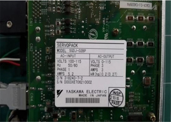 SGDJ-02BP Ndustrial Servo fährt Servosatz Yaskawa 0.2kw 50HZ 60HZ
