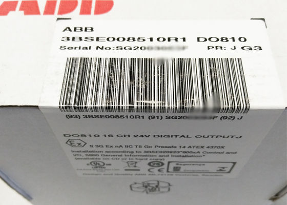 DO810 0,5A 16 CANAL PLC 3BSE008510R1 DIGITALER Ausgang Modell neu