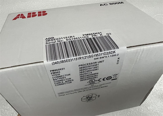 PM865K01 | ABB | Kompakte Produkt-Reihen-Hardware-Wähl-AC800M CPU 3BSE031151R1