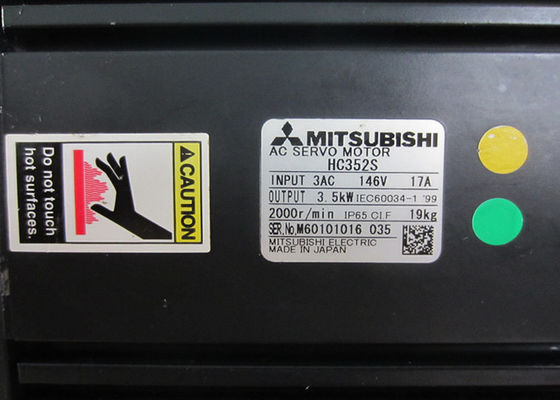 Industrieller Wechselstromservomotor 3.5KW Wechselstromservomotor-MITSUBISHI-HC352S 2000r/Min Industrial