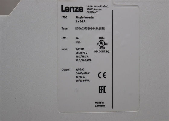 Lenze E70ACMSE0644SA1ETR SERVO-INVERTER I700 BIS 2000 Hz MÖGLICH