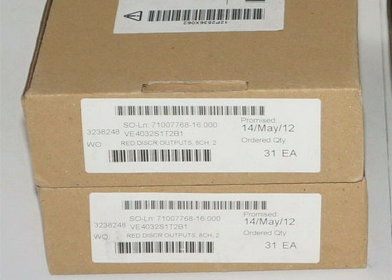 EMERSON DeltaV REDUN OUTPUT KARTE VE4032S1T2B1 KJ3202X1-BA1 8CH 24VDC KEIN AUSDRUCK-BLOCK