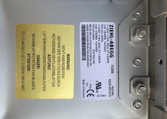 6SL3362-0AG00-0AA1 Ebmpapst industrieller zentrifugaler Fan ZIEHL ABEGG RG28P 4EK 4I 1R