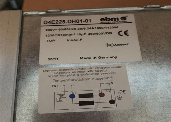 VENTILATOR D4E225-DH01-01 EBMPAPST Wechselstroms zentrifugaler NEUER Ventilatormotor M4E094-LA NEU