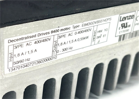 INVERTER Lenze E84DGDVB55142PS FAHREN AUSGANGSSTROM MOTEC 8400 1,8 Ampere