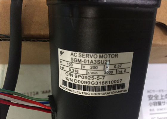 Yaskawa Wechselstromindustrieller Servomotor SGM-01A3SU21 100W 200Volt 3000RPM