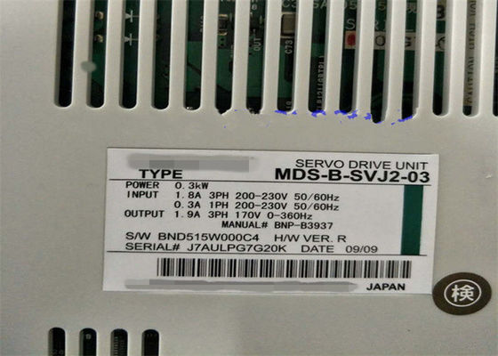 DC270-311V 28A industrielles Servo fährt verwendete Zustand MDS-Reihe MITSUBISHIS MDS-B-SVJ2-03