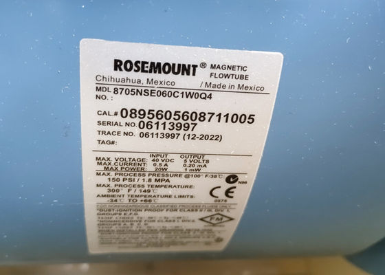 Sensor-Übermittler 150Psi 20W des magnetischen Strömungsmesser-8705NSE060C1W0Q4