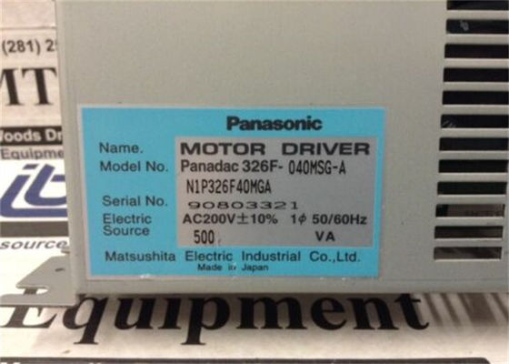 FAHRER-EINHEIT Panasonics P326F-040MSGA FÜR MOTOR 200V 50/60HZ 300VA