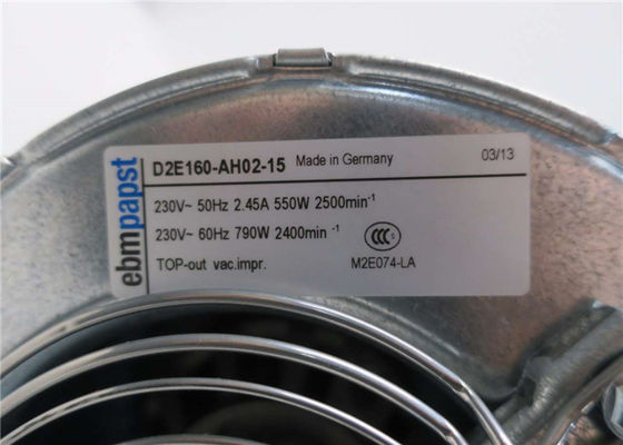 Zentrifugaler Ventilator D2E160-AH02-15 EBMPAPST für Industrail-Ventilator Inverter ABB VFD ACS800