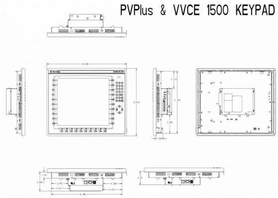 Allen Bradley PanelView Plus 7 Standard-2711P-T15C22D8 S-B Color Touch 15 ENet DC