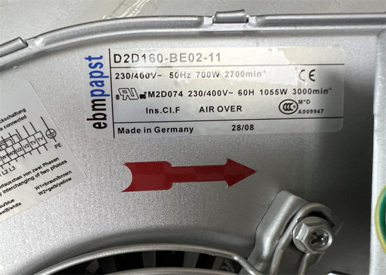 Zentrifugale Ventilator-Versammlung D2D160-BE02-11 ABB für Inverter ACS800