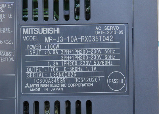 VERSTÄRKER MR-J3-10A-RX035T042 170V Mitsubishi Electric 100W Servoindustrieller Wechselstrom-Antrieb auf Lager
