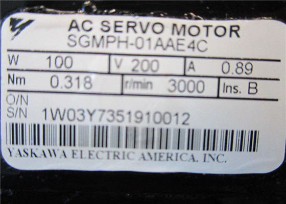 SGMPH-01AAE4C industrieller Servo- Motor-Yaskawa 100W 200V 0.89A Wechselstromservomotor C