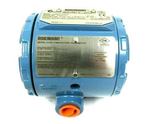 Input/Output Rosemount 3144P Isolierung spezifizierte zu 500 VDC 50/60 Hz 0-99 Prozent relative Luftfeuchtigkeit
