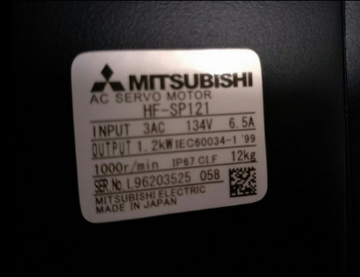 Mitsubishi HF-Reihe 1W 2000RPM Wechselstroms HF-SP121 industrielle Servobewegungs