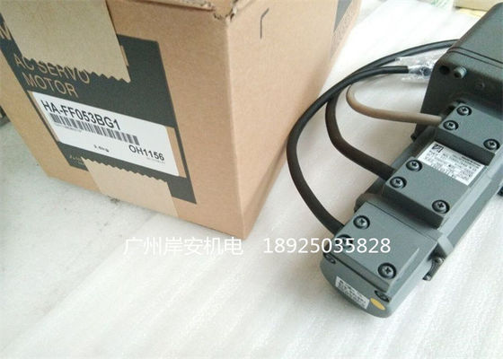 Industrieller Servomotor 3000r/min HA-FF053BG1 HA-FF053BG2 Mitsubishis 50W mit Gang