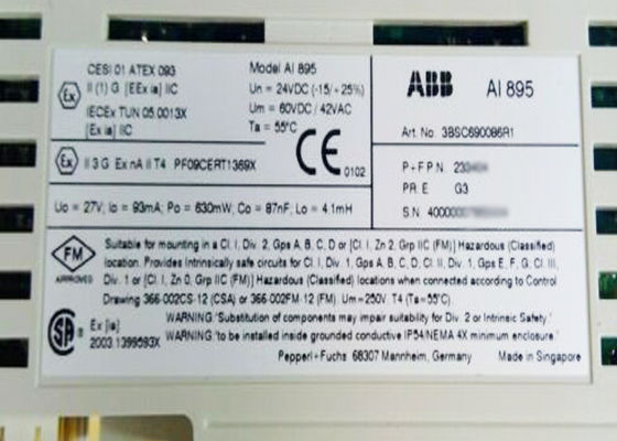 DI801 S800L Eingabeeinheit 24vdc PLC-Modul-3BSE020508R1 Digital