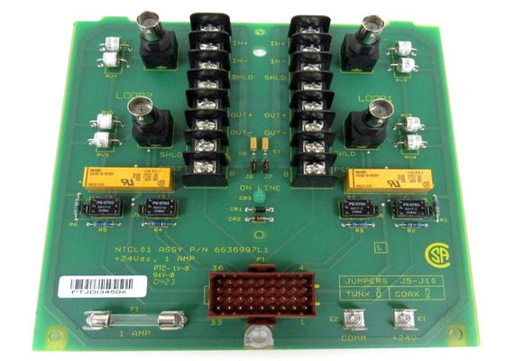 Nachrichtenverbindungs-Brett 6636997L1 Bailey Pcb Card des INFI-Netz-NTCL01