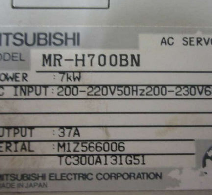 MR-H700BN industrielles Servo fährt Reihe Mitsubishis MELSERVO-H