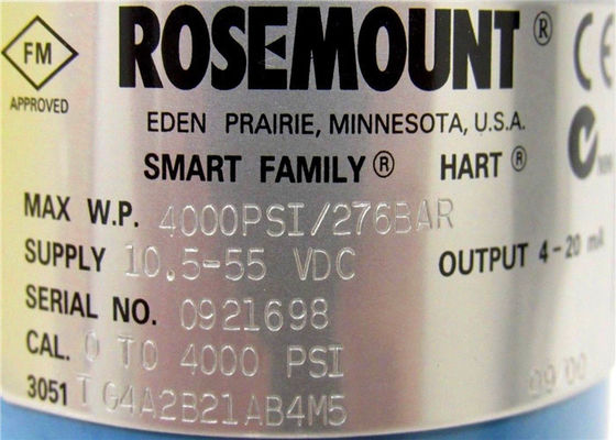 Inline-Druckgeber 3051TG4A2B21AB4M5 Rosemount 3051TG    -14,7 zu 4000PSI