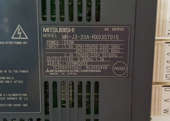 200W MITSUBISHI MR-J3-20A-RX035T015 Wechselstromgab Servoverstärker 1.5A industrieller ANTRIEB 170V aus