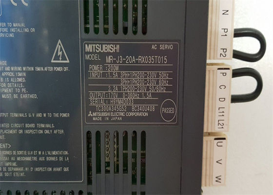 200W MITSUBISHI MR-J3-20A-RX035T015 Wechselstromgab Servoverstärker 1.5A industrieller ANTRIEB 170V aus