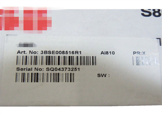 AI810 Digital ich O-Modul 3BSE008516R1, Wechselstrom Eingabeeinheit 1x8 lenke 50V