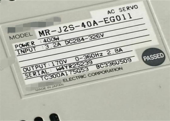 Mitsubishi industrieller Antrieb 400W 170V 2.8A Wechselstromservoverstärker-MR-J2S-40A-EG011 NEU