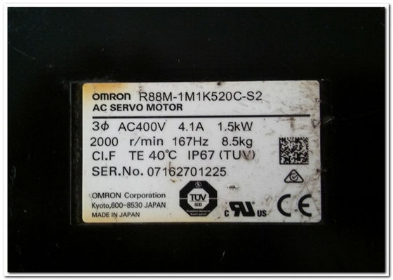 MITTLERE TRÄGHEIT MITSUBISHIS R88M-1M1K520C-S2 SERVOMOTOR-1S-SERIES 1,5 KILOWATT 2000 R/MIN