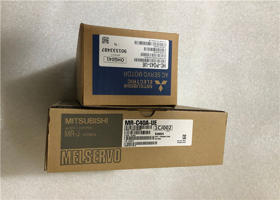 Industrieller Servo-Antrieb MR-C40A-UE Mitsubishis 400W mit dem Motor HC-PQ43-UE 4.5AMP 230V NEU