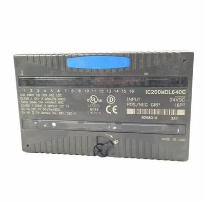 LOGIK DCS POSITIVE/NEGATIVE GEs IC200MDL640 EINGABEEINHEITS-VERSAMAX 24V 16 GETRENNTE PUNKTE