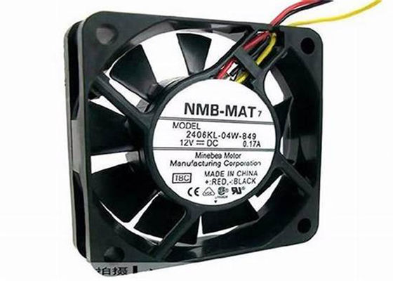 MINEBEA NMB 2406KL-04W-B49 RIPPEN-TACHOMETER-Dreileiter DC-AXIALGEBLÄSE-60X15MM 12VDC 15.9CFM