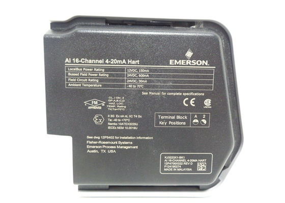 Emerson DeltaV Analogeingabe Kanal KJ3223X1-BK1 12P4706X022 der Karten-16 HIRSCH SE4003S2B6