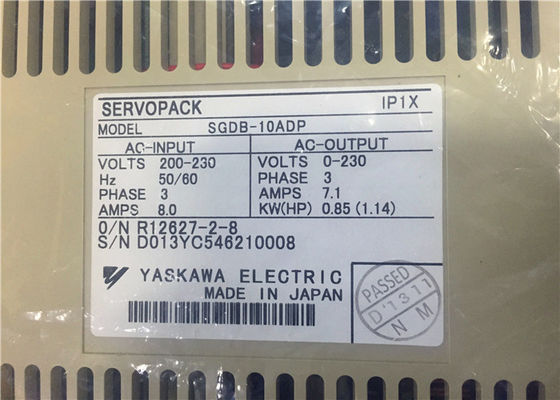 Industrielles Servo YASKAWA SGDB-10ADP 50/60HZ SERVOPACK fährt 850W