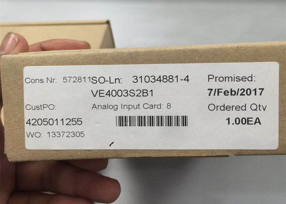 Analogeingabe Karte VE4003S2B1, 8 Ch, 4-20mA, HIRSCH, REIHE 2 EMERSON DELTAV NEU