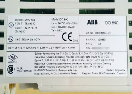 Digitalergebnis 3BSC690074R1 DO890 IST 4CH ABB 800xA Input-/Outputmodul