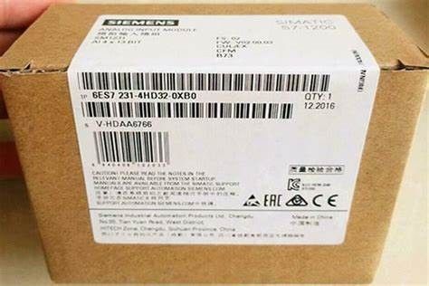 SIEMENS 6ES7231-4HD32-0XB0 DES LOGIK-MODUL-SIMATIC S7-1200 ANALOGEINGABE INSPEKTION 1231