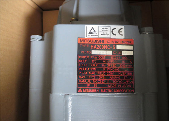 Industrielles Servoneues Anfangstempo 2000r/min Mitsubishis HA200NC-S des motor3.5kw