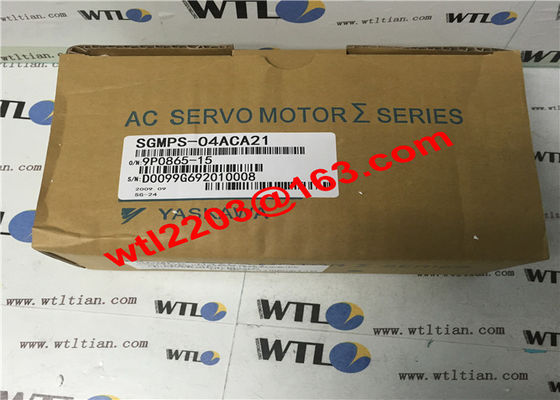Yaskawa Wechselstromindustrieller Servomotor SGMPS-04ACA21 400W 200V NAGELNEU