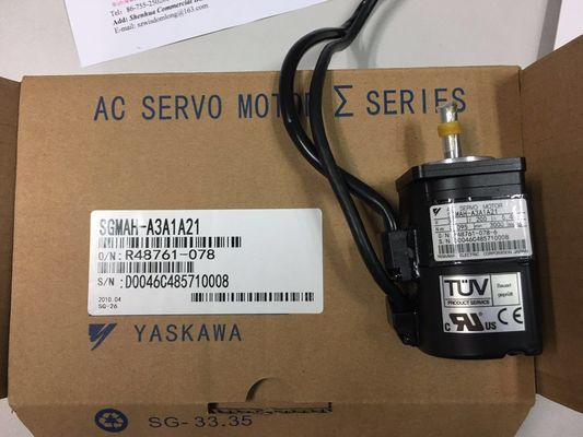 Yaskawa Wechselstromindustrieller Servomotor SGMAH-A3A1A21 30W 200V NAGELNEU