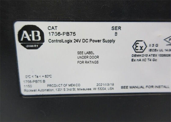 1756-PB75 AB 95 W gab 24 DCControlLogix-Volt Stromversorgungs-Digital ich O-Modul ein