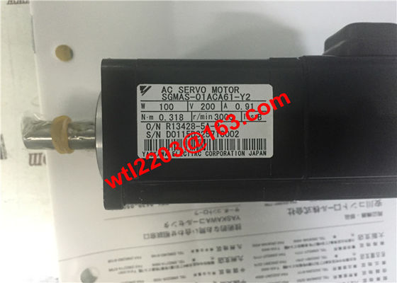 Yaskawa Wechselstromindustrieller Servomotor SGMAS-01ACA61-Y2 150W 200V nagelneu