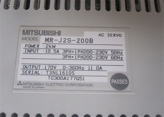 2kW Mitsubishi Melservo MR-J2 Servomotorantrieb des Reihen-industrieller Verstärker-MR-J2S-200B