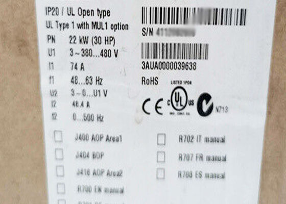Fährt Niederspannung ACS310-03E-48A4-4 Wechselstrom 3AUA0000039638 4A IP20