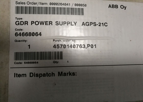 ABB-Steuerkreiskarte AGPS-21C Q950 ACS800 PWB-Brett AGPS21C 115/230 VAC