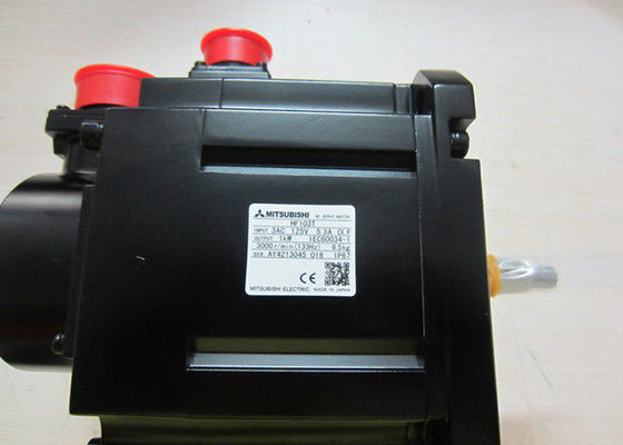 HF-103T Mitsubishi Industial Wechselstrom-Servomotor ohne Kodierer 1KW 3AC 125V 5.3A 3000r/min